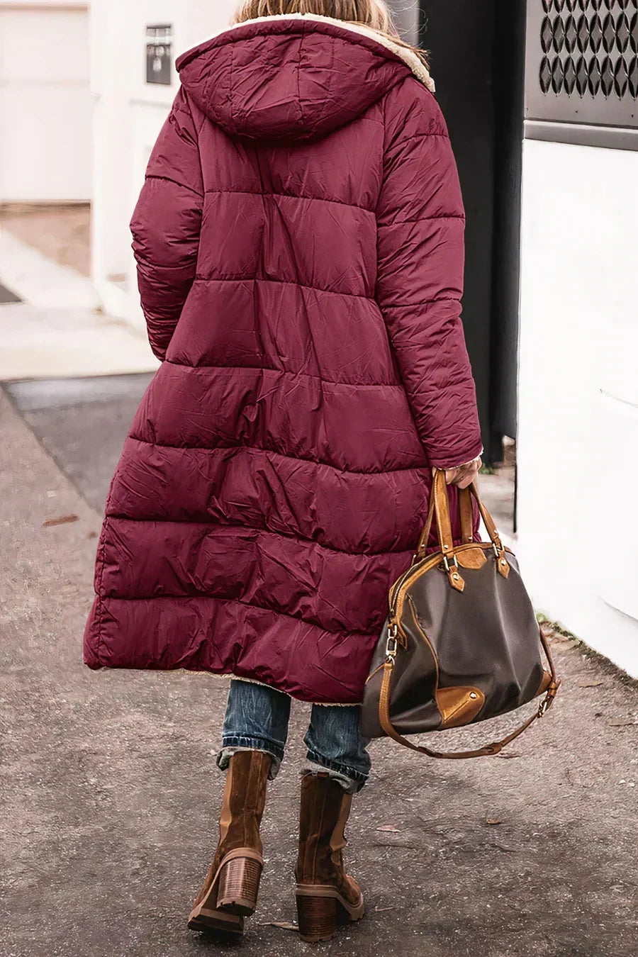 Manteau réversible femme, deux faces à porter, du XS au 3XL