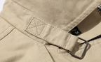 Trench homme croisé à épaulettes, coupe structurée, du S au 4XL