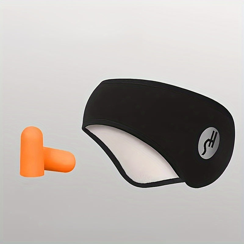 Masque de nuit avec couvre-oreilles, sangle réglable