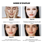 Masque de nuit pour le visage au collagène, lot de 4