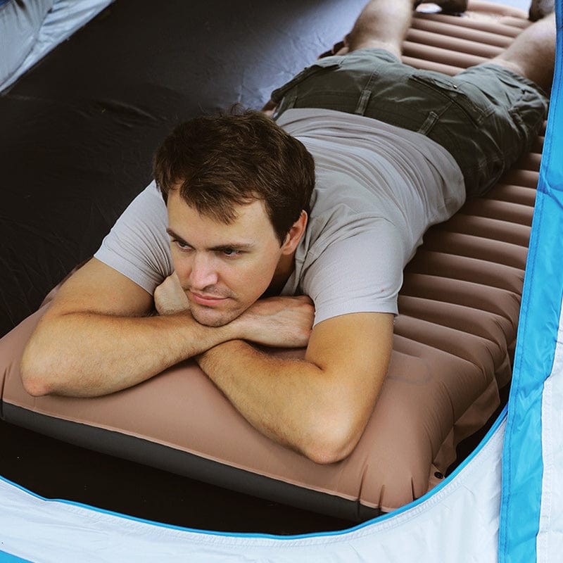 Matelas gonflable avec oreiller intégré, 190 x 66 cm, 950 g