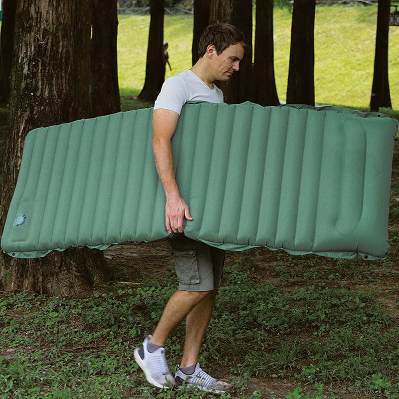 Matelas gonflable avec oreiller intégré, 190 x 66 cm, 950 g