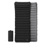 Matelas gonflable avec oreiller intégré, 190 x 66 cm, 950 g, noir