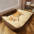 Lit pour chien à bords surélevés, housse lavable, du M au XXL