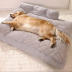 Lit pour chien à bords surélevés, housse lavable, du M au XXL