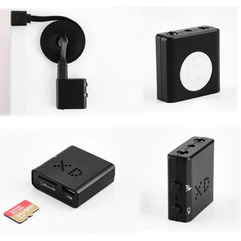 Mini caméra HD Wi-Fi avec micro, 4 x 2 x 1 cm, 30 g