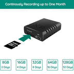 Mini caméra HD Wi-Fi avec micro, 4 x 2 x 1 cm, 30 g