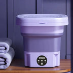 Mini machine à laver pliable 8 L avec essorage