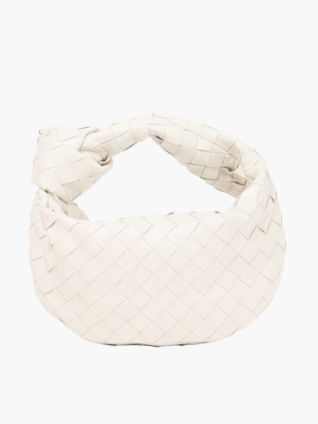 Mini sac à main tissé femme, dix coloris, crème