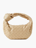 Mini sac à main tissé femme, dix coloris, beige