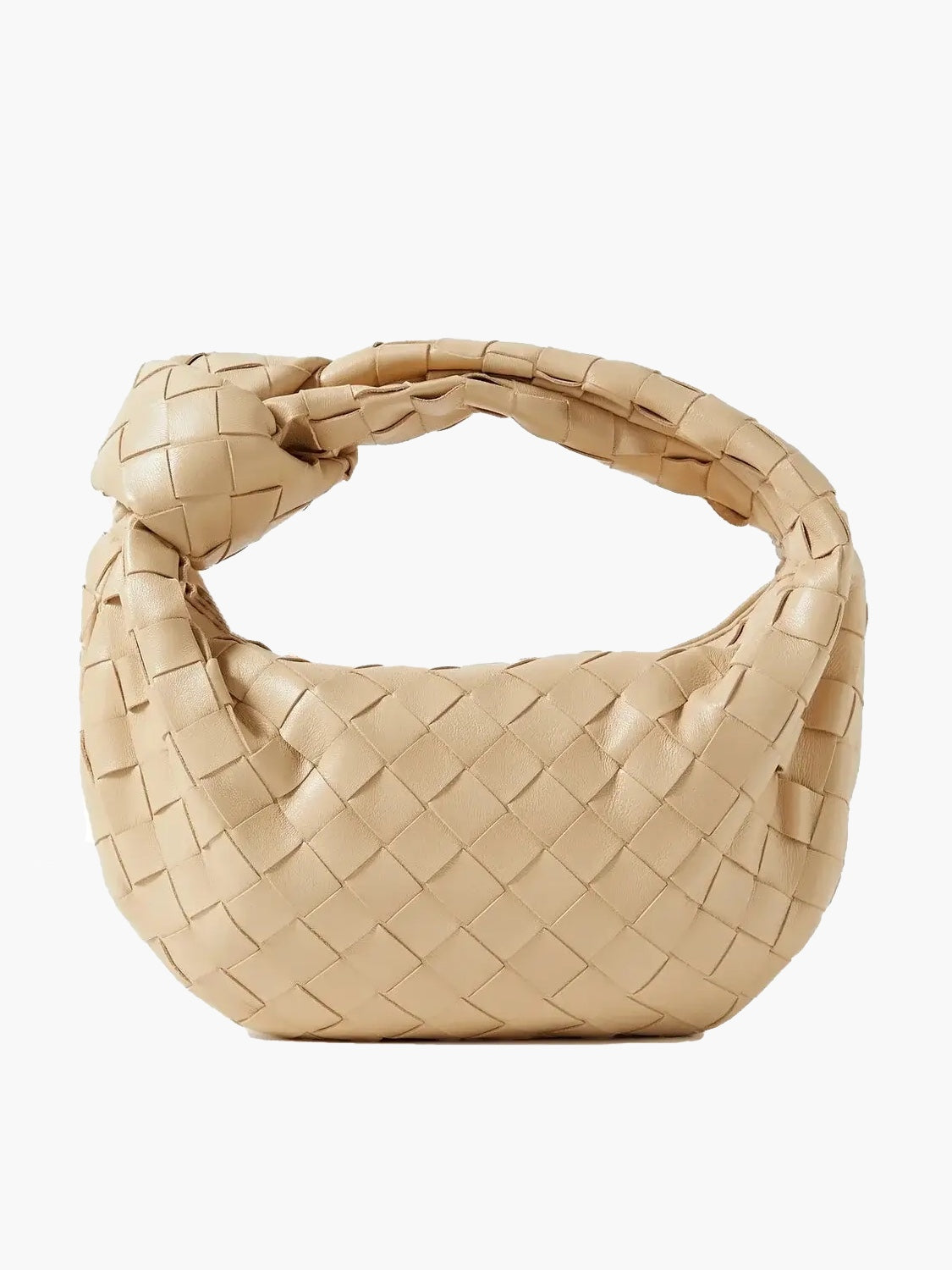 Mini sac à main tissé femme, dix coloris, beige