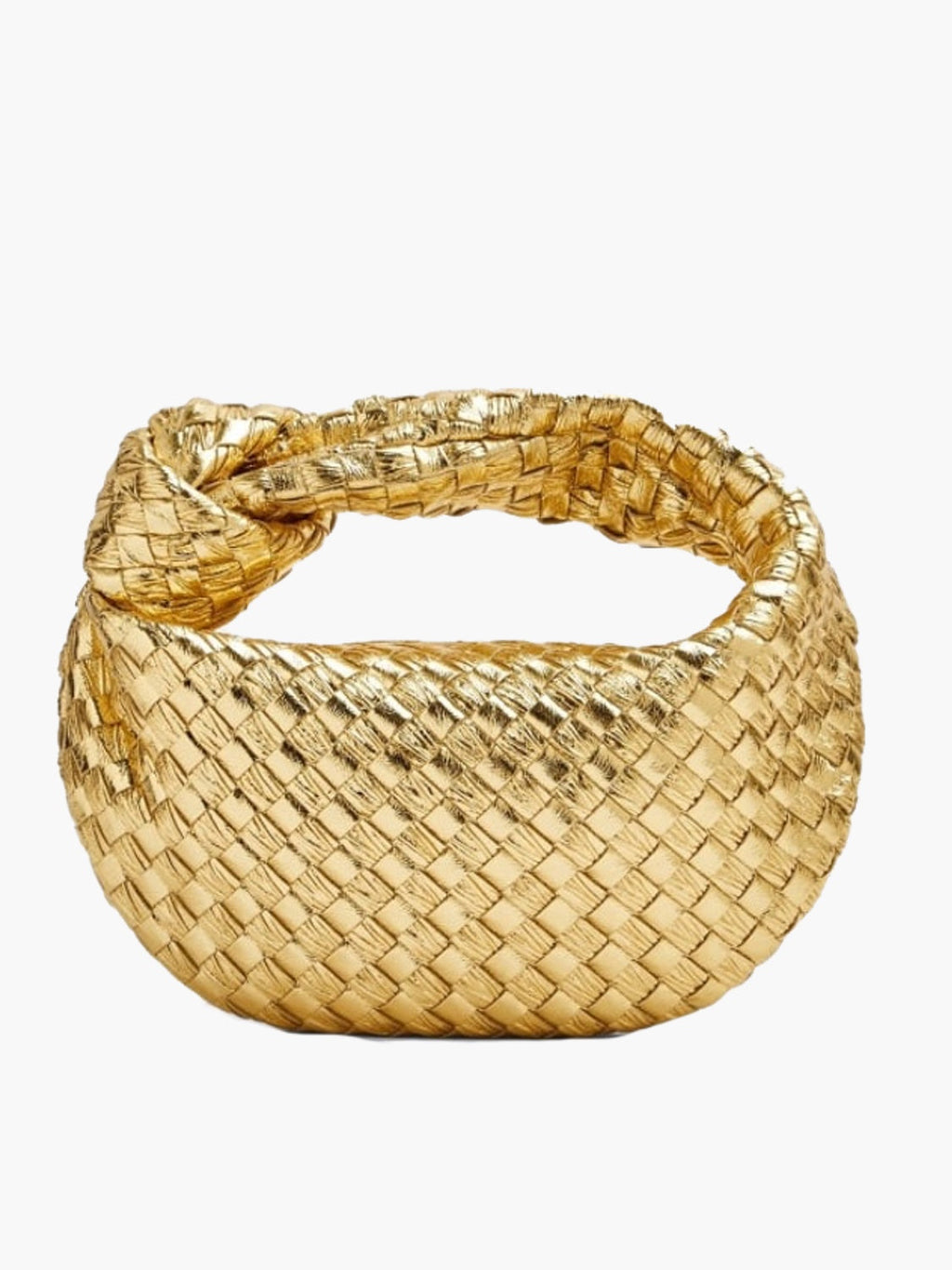 Mini sac à main tissé femme, dix coloris, doré