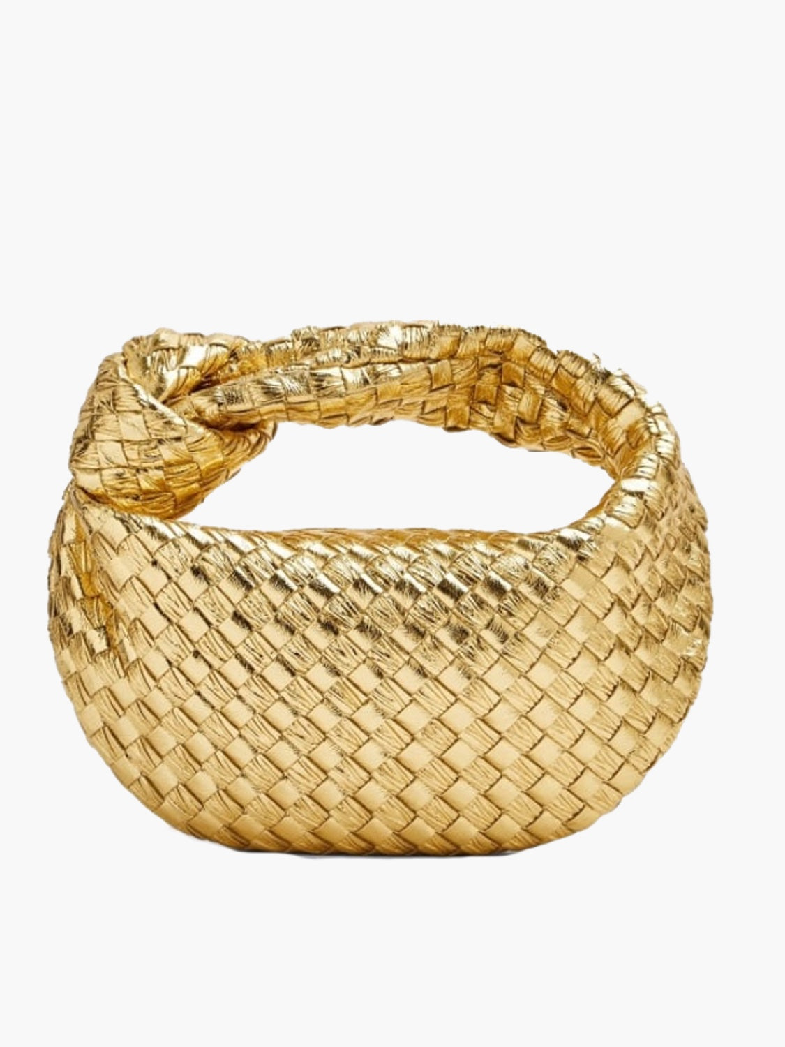 Mini sac à main tissé femme, dix coloris, doré