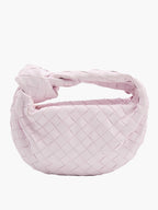 Mini sac à main tissé femme, dix coloris, rose