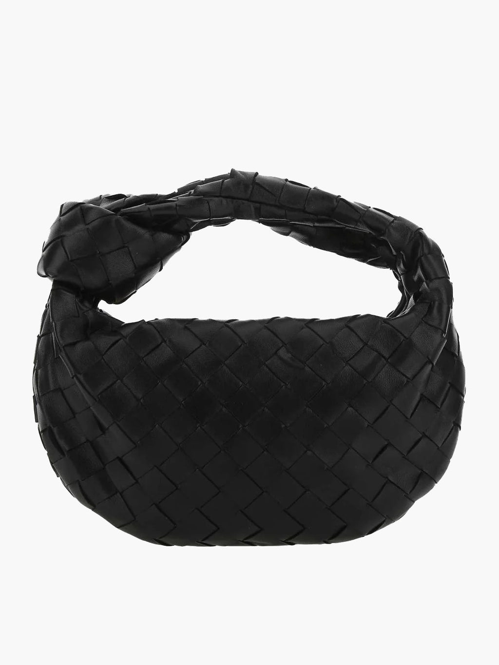 Mini sac à main tissé femme, dix coloris, noir