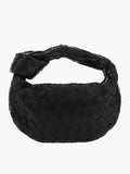 Mini sac à main tissé femme, dix coloris, noir