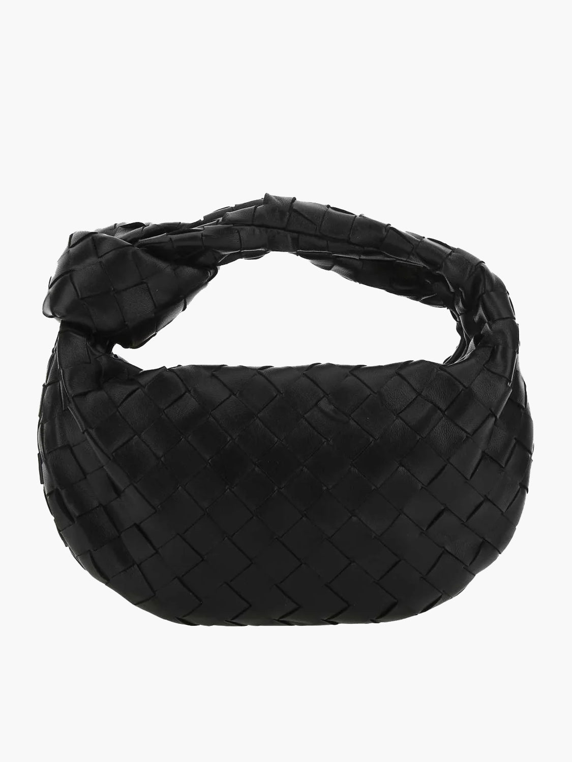 Mini sac à main tissé femme, dix coloris, noir