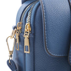 Pochette téléphone bandoulière femme en similicuir, six coloris