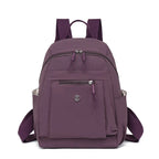 Petit sac à dos femme en nylon souple, 23 x 30 cm, sept coloris, violet