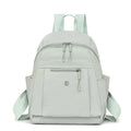 Petit sac à dos femme en nylon souple, 23 x 30 cm, sept coloris, vert pastel