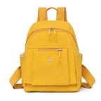 Petit sac à dos femme en nylon souple, 23 x 30 cm, sept coloris, jaune