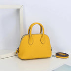 Mini sac à main femme en similicuir grainé, dix coloris, jaune