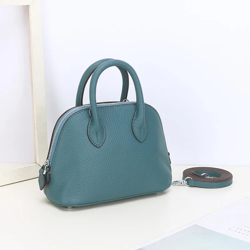 Mini sac à main femme en similicuir grainé, dix coloris