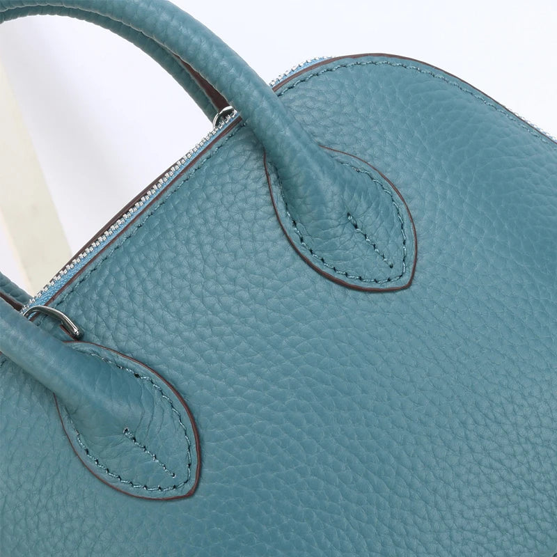Mini sac à main femme en similicuir grainé, dix coloris