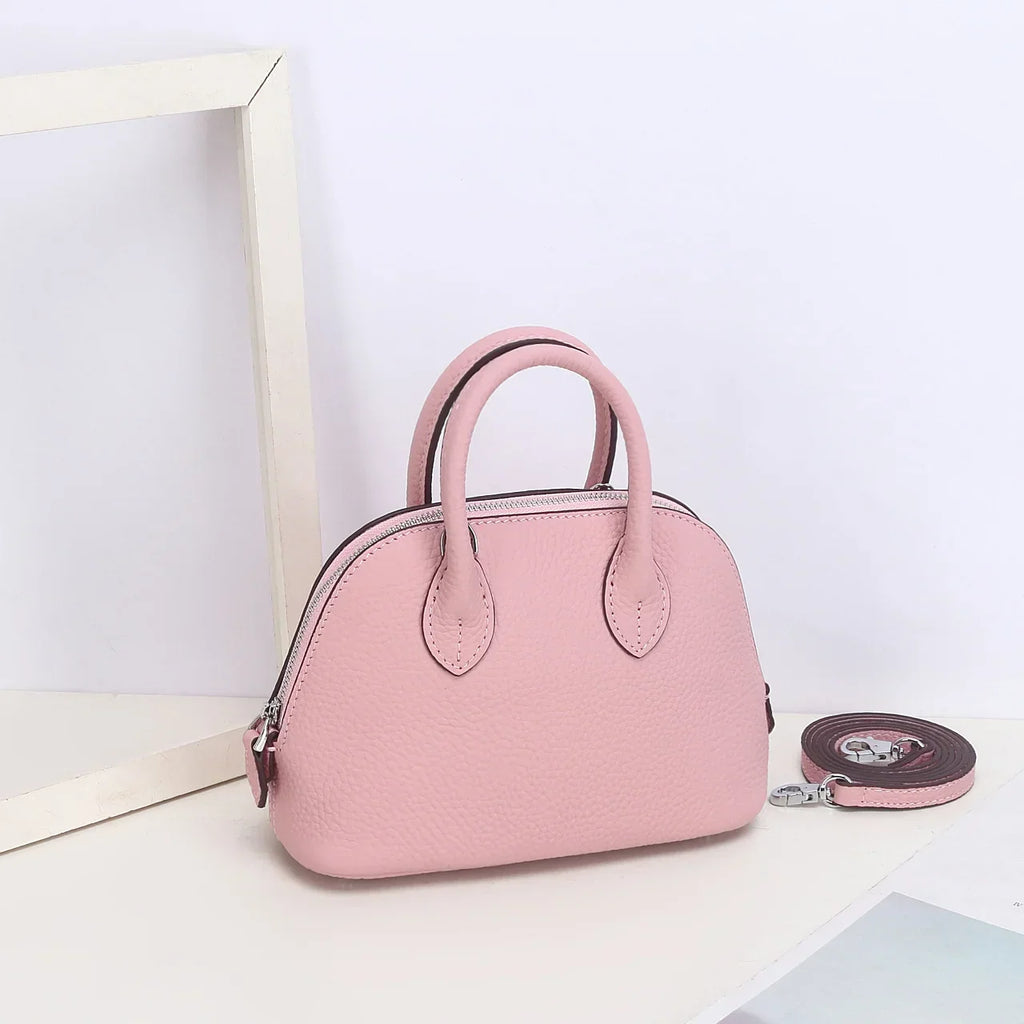 Mini sac à main femme en similicuir grainé, dix coloris