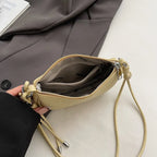 Mini sac à main femme en similicuir grainé, anse à nœud