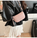 Mini sac à main femme en similicuir grainé, anse à nœud