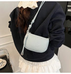 Mini sac à main femme en similicuir grainé, anse à nœud