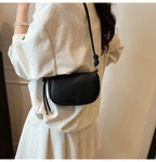Mini sac à main femme en similicuir grainé, anse à nœud