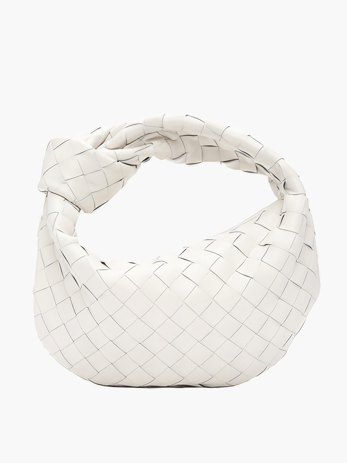 Petit sac à main femme effet tissé, dix coloris, blanc
