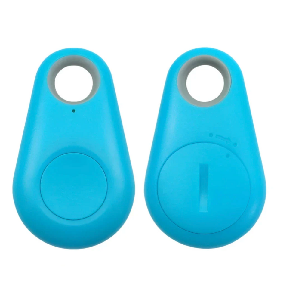 Mini traceur anti-perte Bluetooth, lot de deux, quatre coloris, bleu