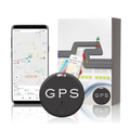 Mini traceur GPS aimanté, suivi en temps réel sur smartphone, noir