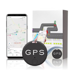 Mini traceur GPS aimanté, suivi en temps réel sur smartphone, noir