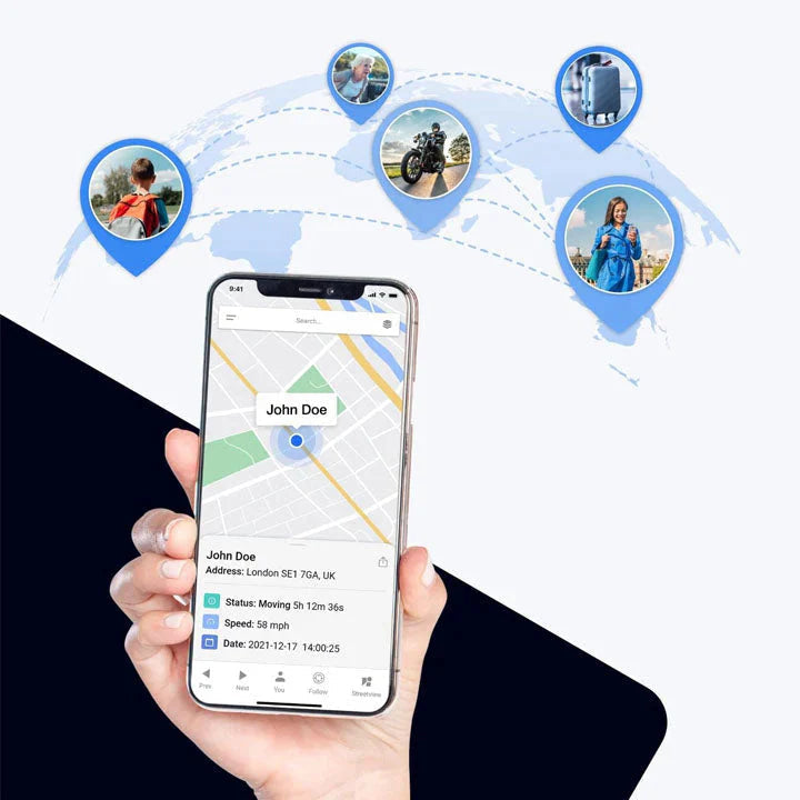 Mini traceur GPS aimanté, suivi en temps réel sur smartphone