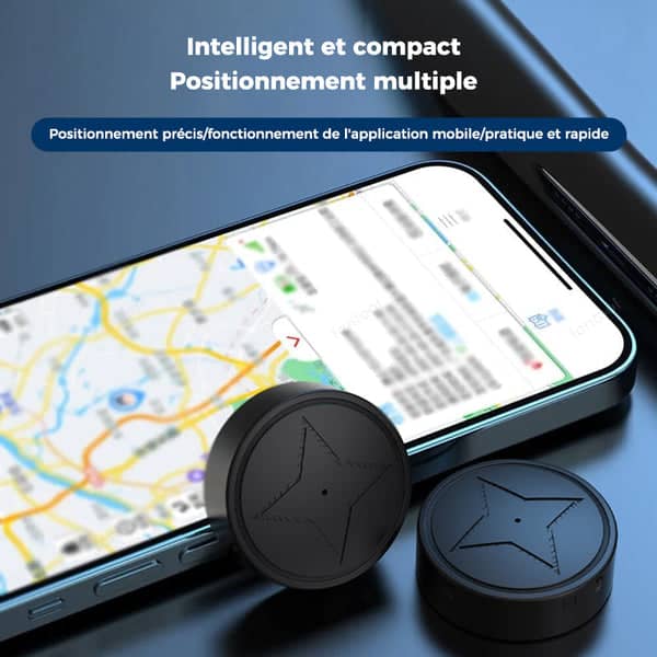 Mini traceur GPS aimanté avec micro intégré, suivi en temps réel
