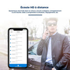 Mini traceur GPS aimanté avec micro intégré, suivi en temps réel