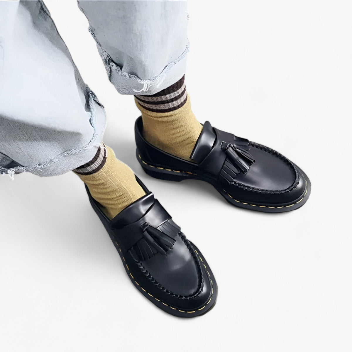 Mocassins à glands noirs, du 35 au 46