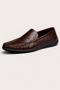 Mocassins homme classiques, semelle antidérapante, du 39 au 44, café