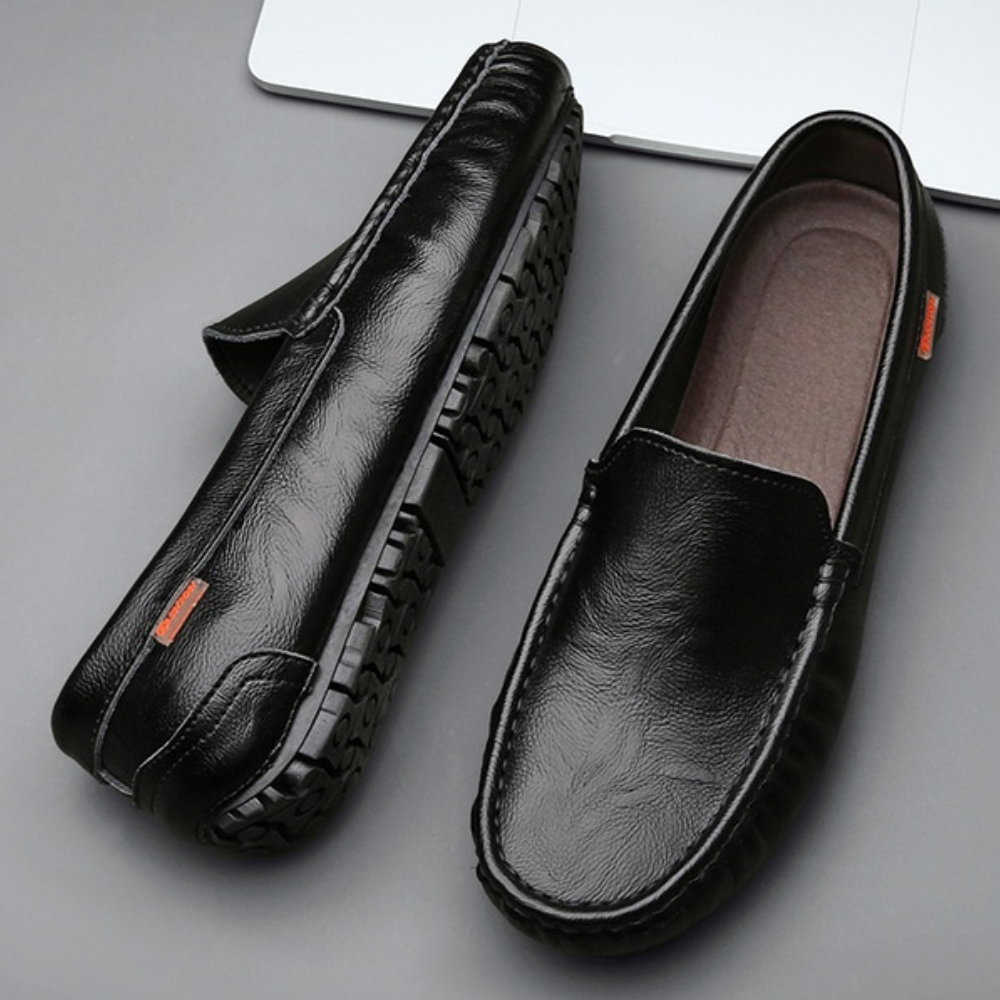 Mocassins homme à enfiler, noir ou brun, du 39 au 47