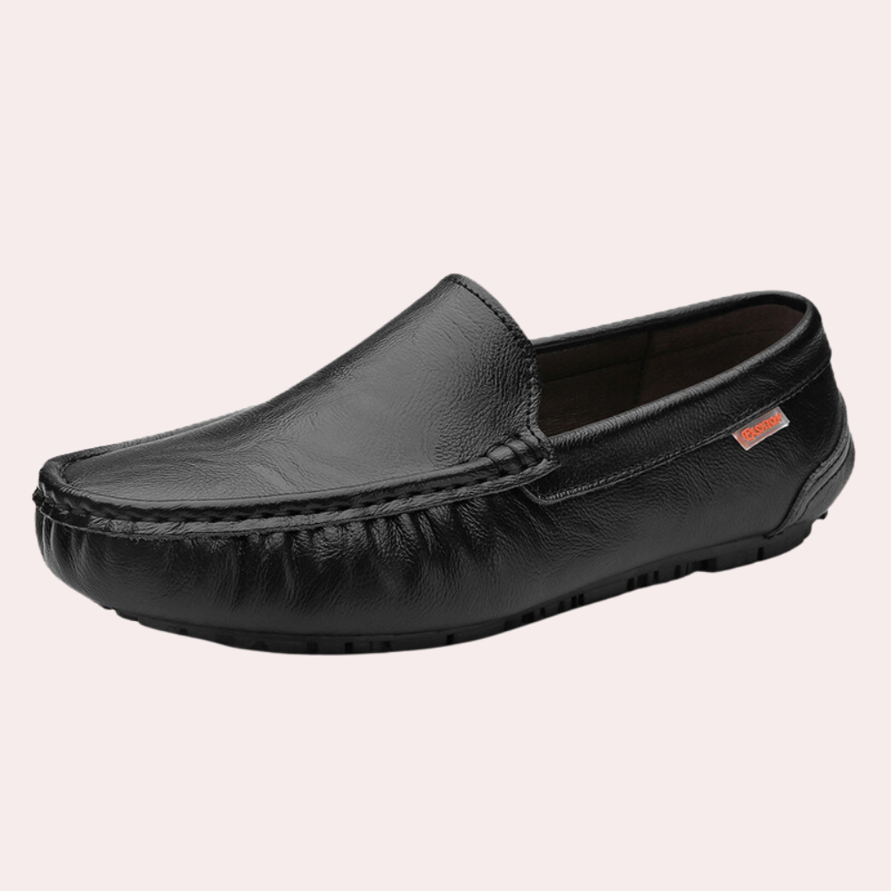 Mocassins homme à enfiler, noir ou brun, du 39 au 47