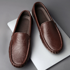 Mocassins homme à enfiler, noir ou brun, du 39 au 47