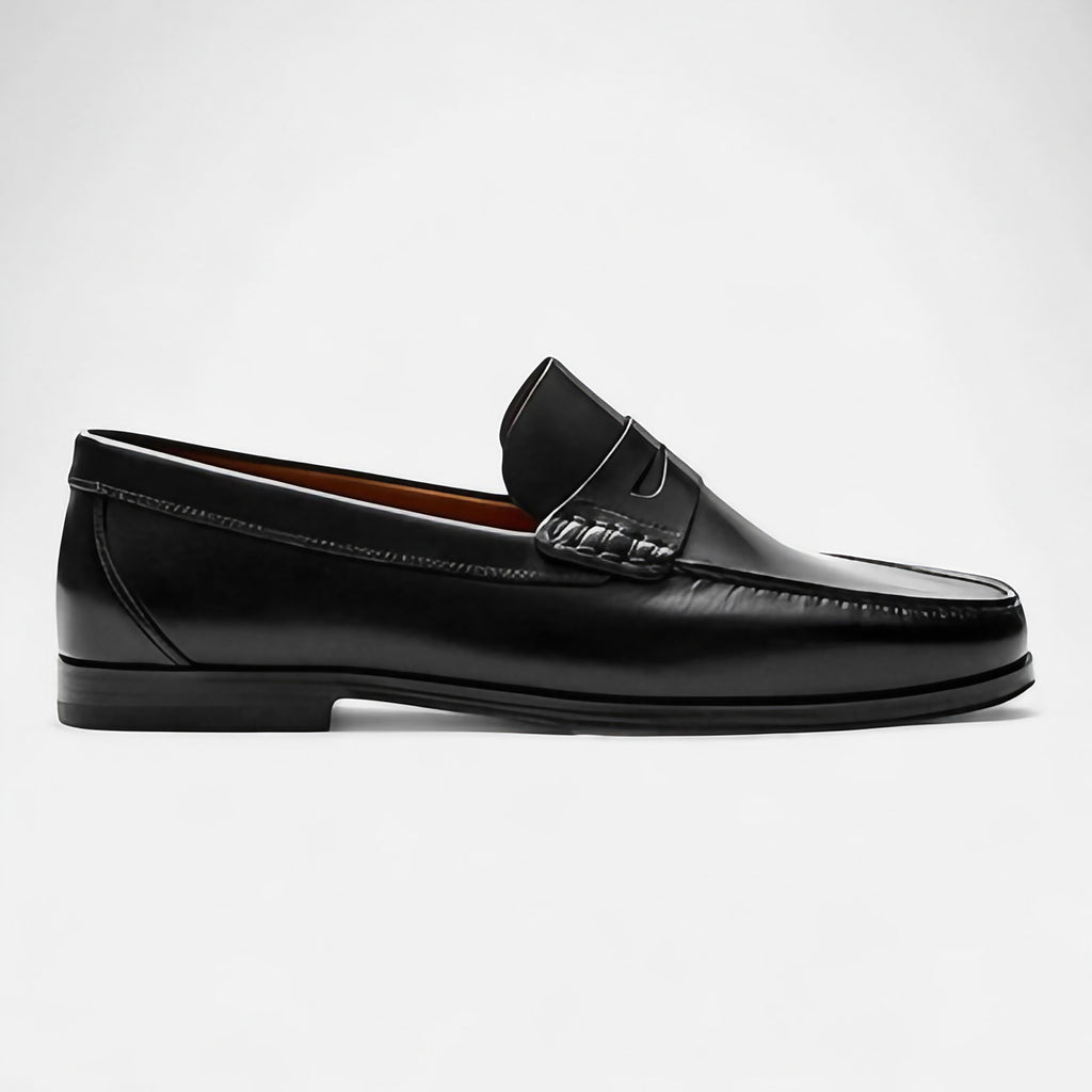 Mocassins homme à coutures apparentes, noir ou marron, noir