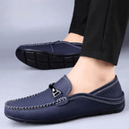 Mocassins homme à talon rabattable, semelle rembourrée