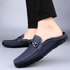 Mocassins homme à talon rabattable, semelle rembourrée
