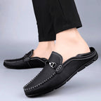 Mocassins homme à talon rabattable, semelle rembourrée