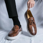 Mocassins homme de ville, marron, noir ou blanc, du 36 au 45
